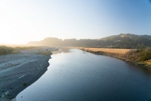 near mouth of Pistol River