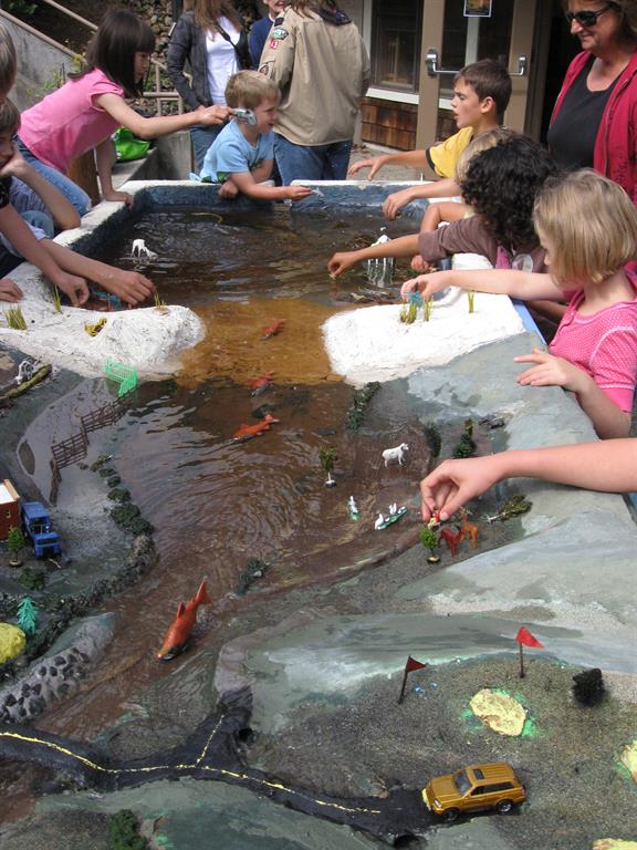 children playing with Stream Trailer