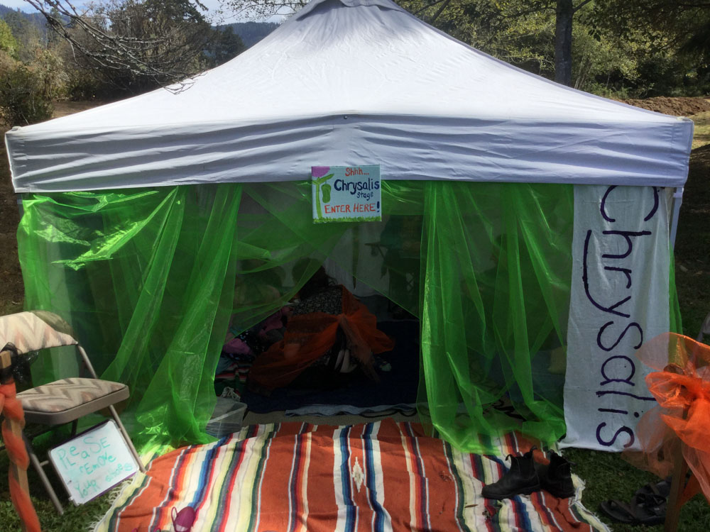 tent at Monarch Festival
