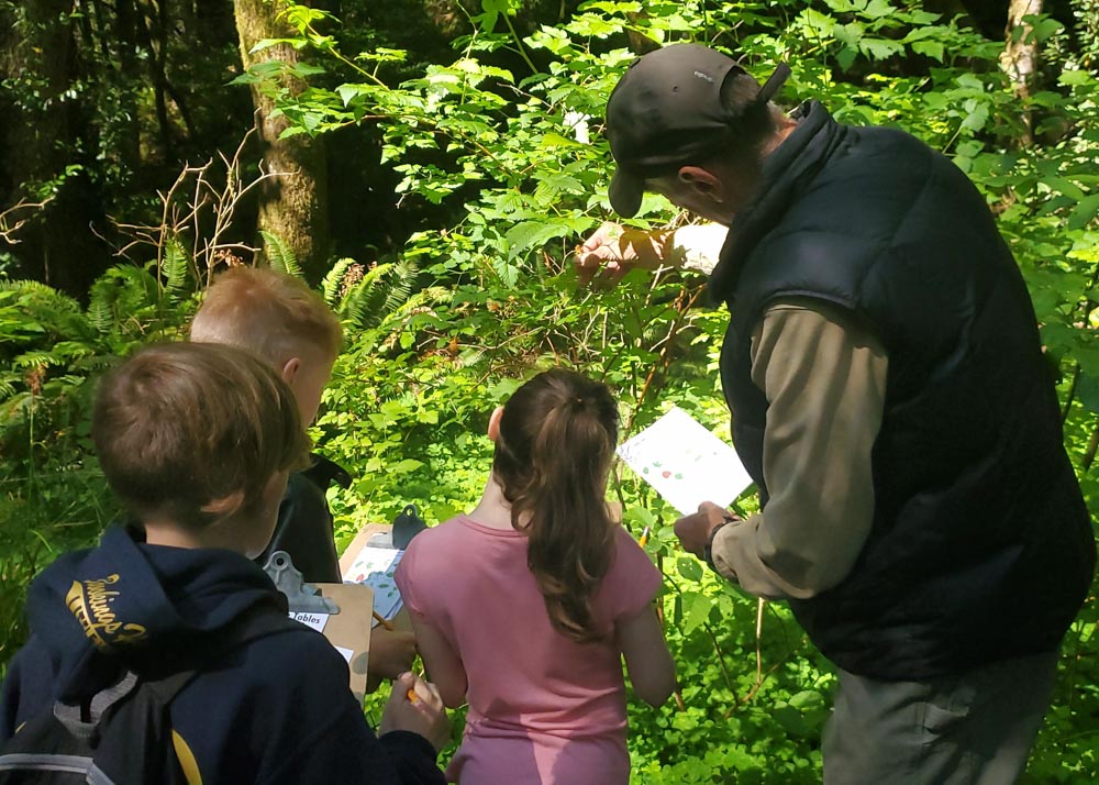 teaching children in nature