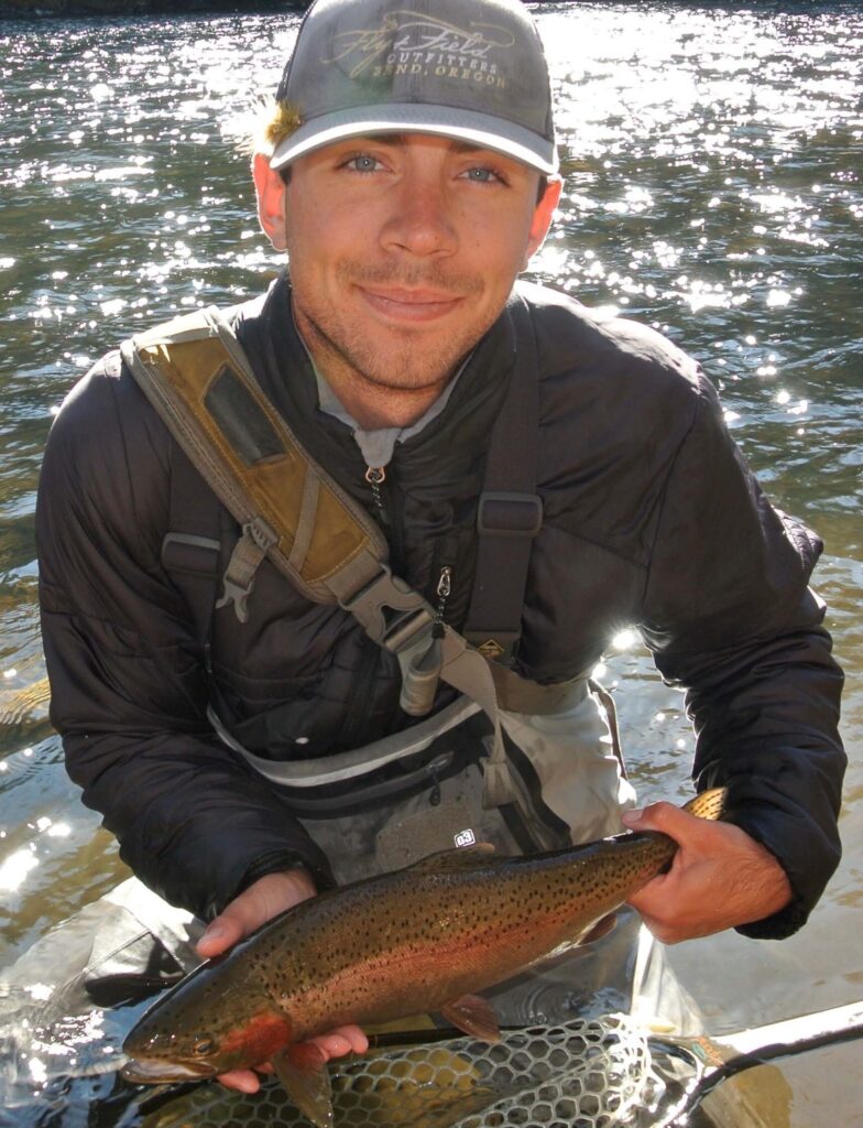 man holding a fish